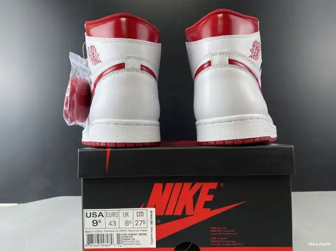 Cheap TBkick Metallic Jordan 1 Air Retro (2017) 555088-103 Red 0509